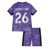 Liverpool Andrew Robertson #26 Kolmas Peliasu Lasten 2023-24 Lyhythihainen (+ Lyhyet housut)